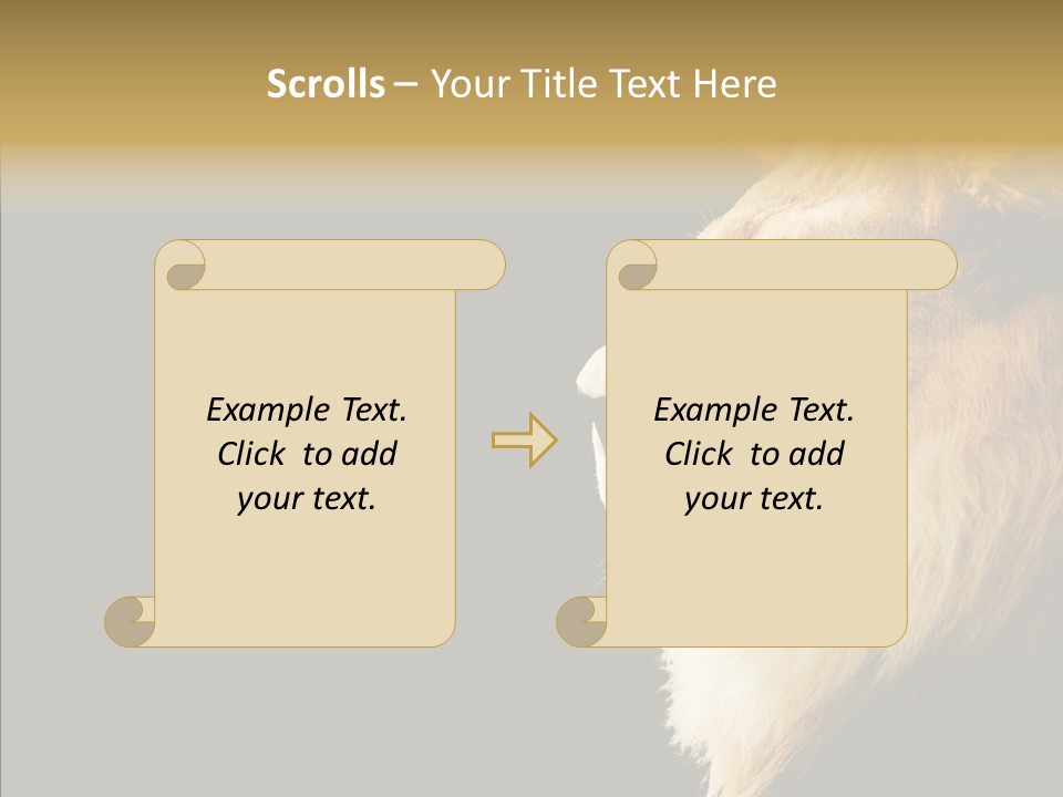 Brown Head Catch Pa PowerPoint Template