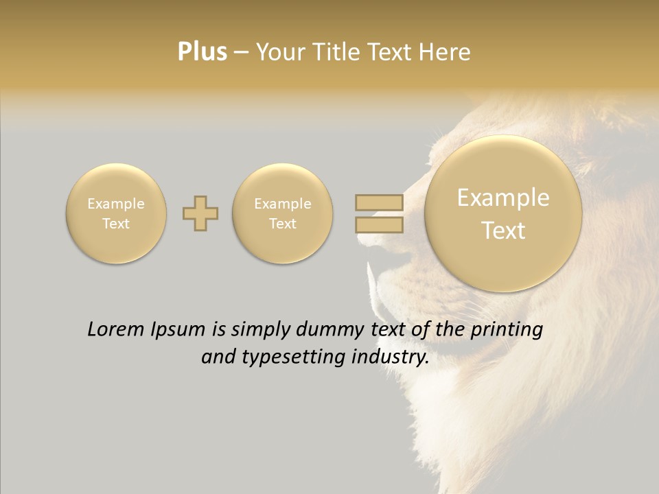 Brown Head Catch Pa PowerPoint Template