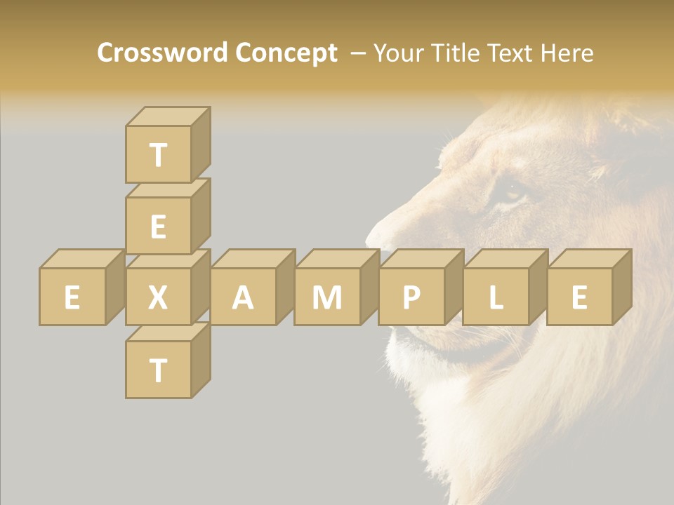 Brown Head Catch Pa PowerPoint Template