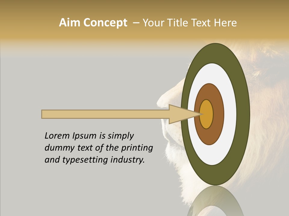 Brown Head Catch Pa PowerPoint Template