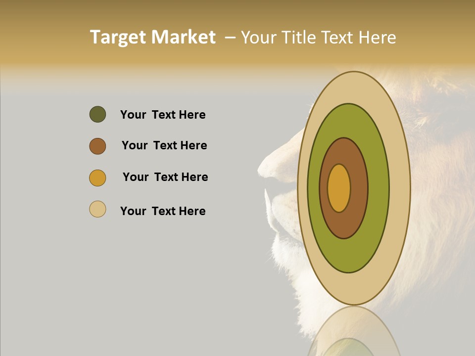 Brown Head Catch Pa PowerPoint Template