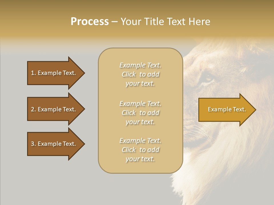 Brown Head Catch Pa PowerPoint Template