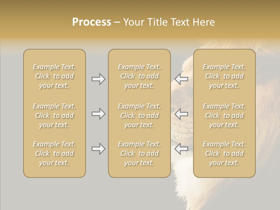 Brown Head Catch Pa PowerPoint Template