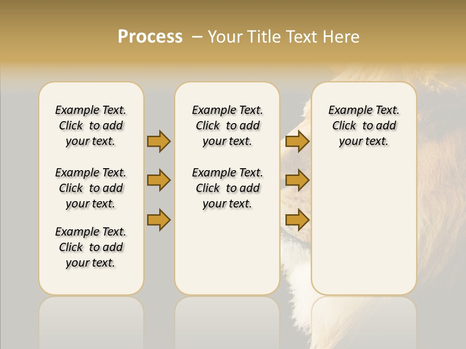 Brown Head Catch Pa PowerPoint Template