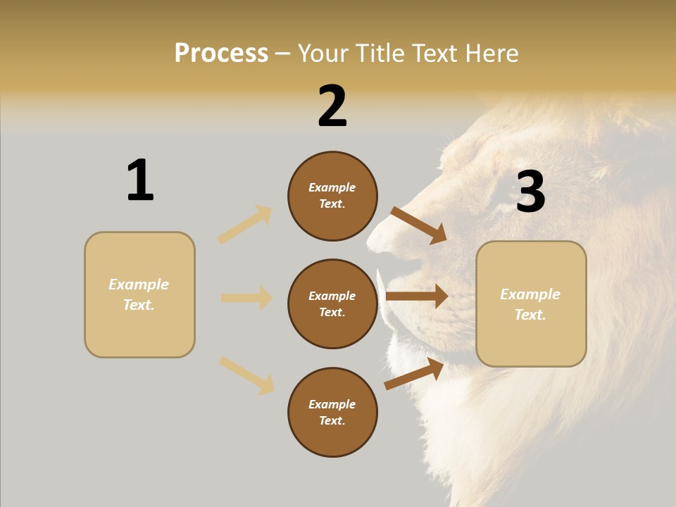 Brown Head Catch Pa PowerPoint Template