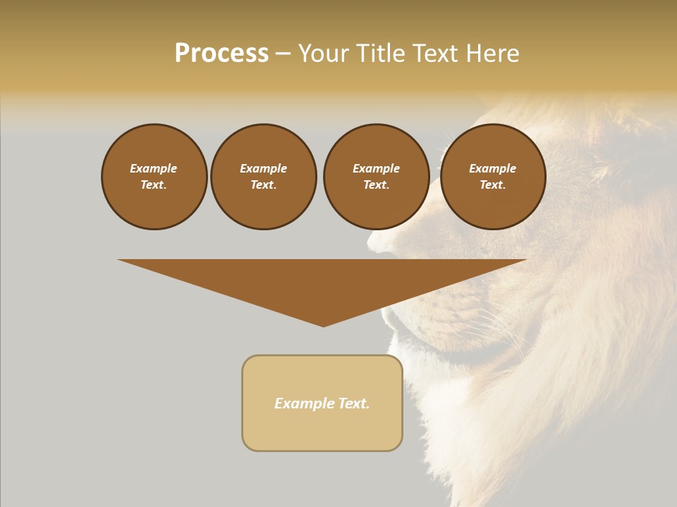 Brown Head Catch Pa PowerPoint Template