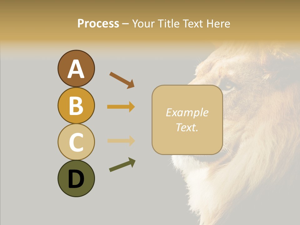 Brown Head Catch Pa PowerPoint Template