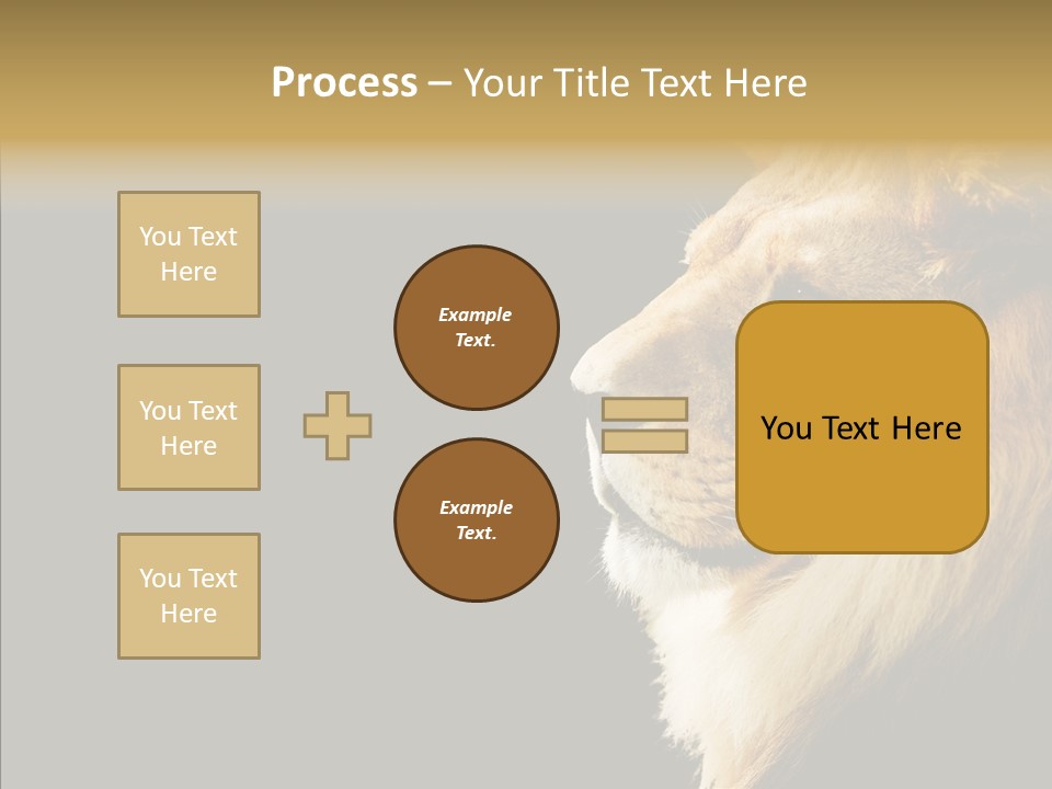 Brown Head Catch Pa PowerPoint Template