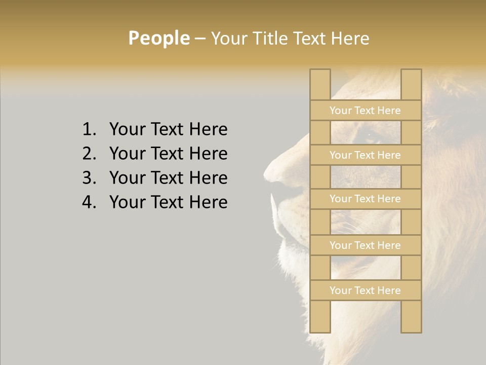 Brown Head Catch Pa PowerPoint Template