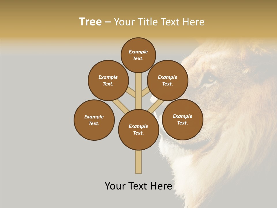 Brown Head Catch Pa PowerPoint Template