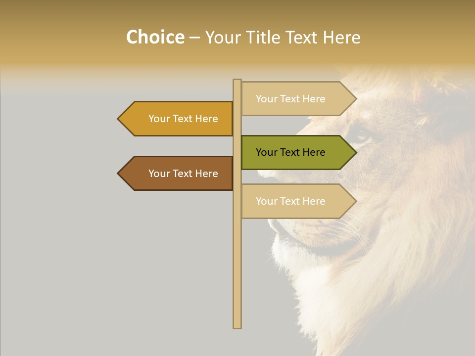 Brown Head Catch Pa PowerPoint Template