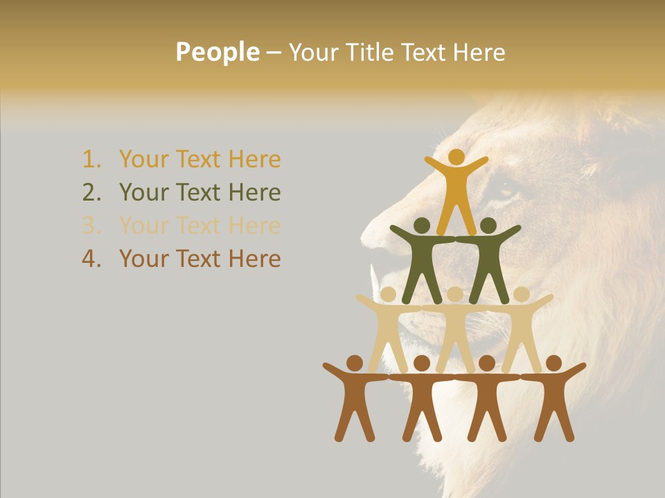 Brown Head Catch Pa PowerPoint Template