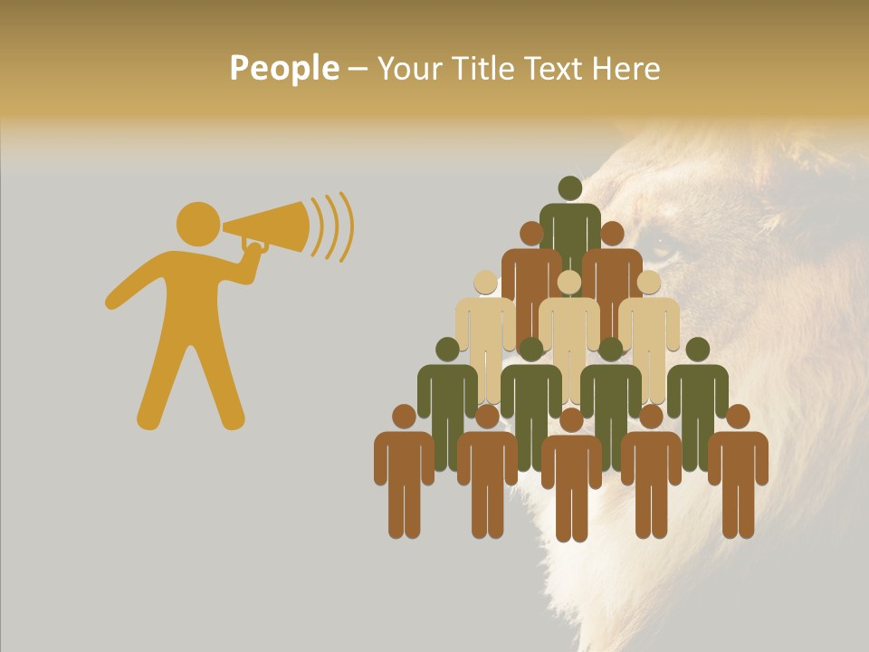 Brown Head Catch Pa PowerPoint Template