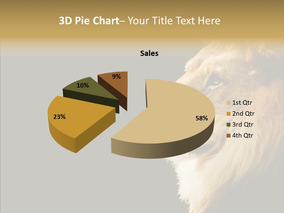 Brown Head Catch Pa PowerPoint Template