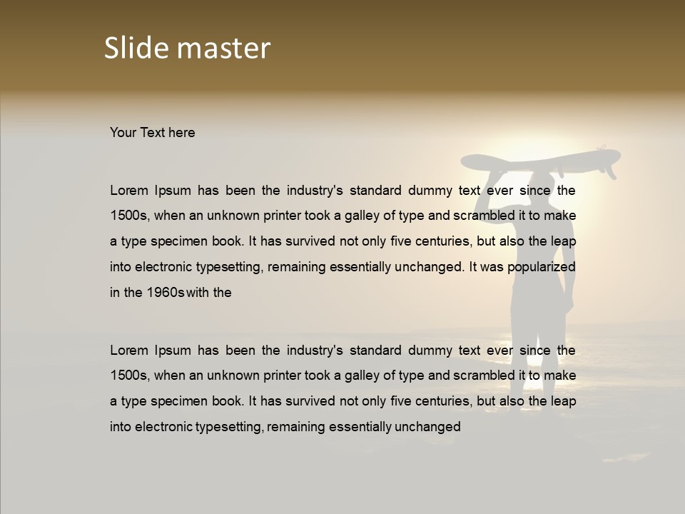 Extreme Surf Watersport PowerPoint Template