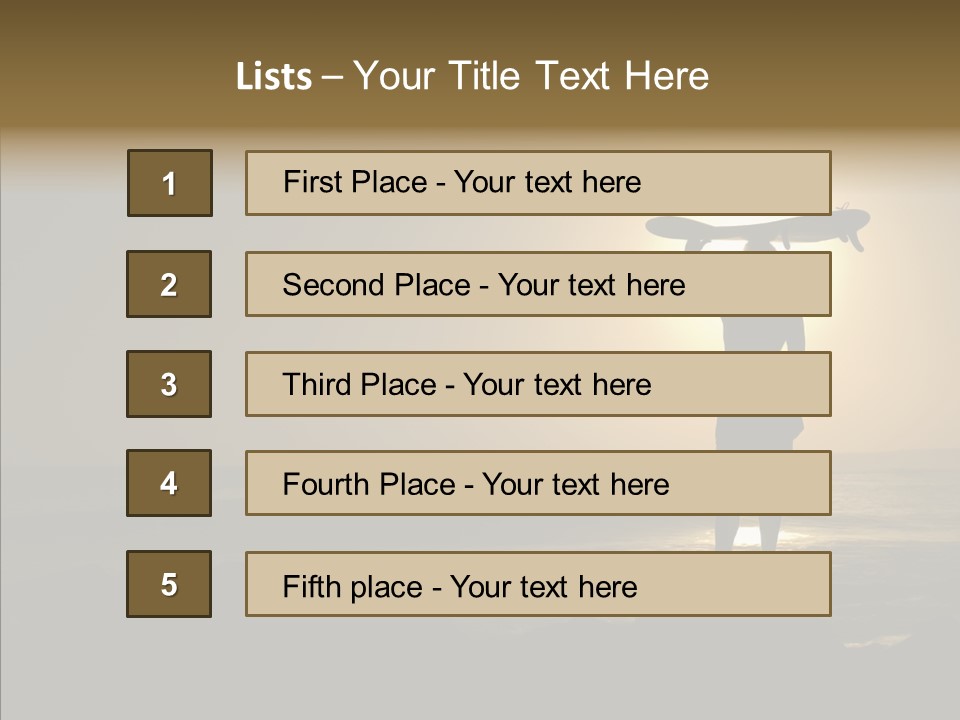 Extreme Surf Watersport PowerPoint Template