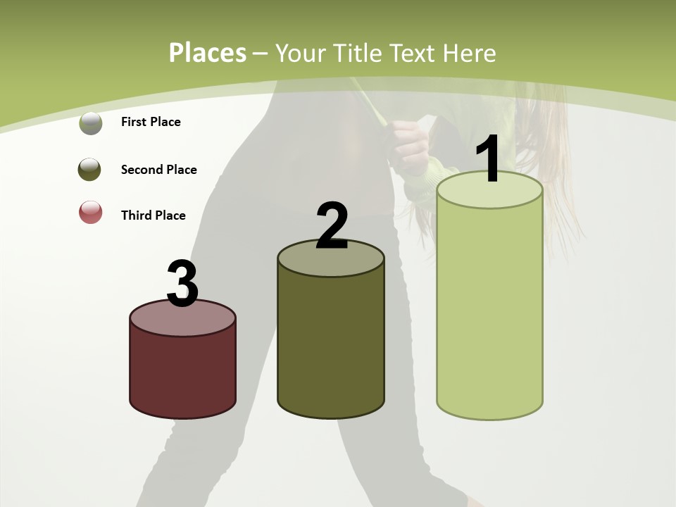 Action Gymnastic Sport PowerPoint Template