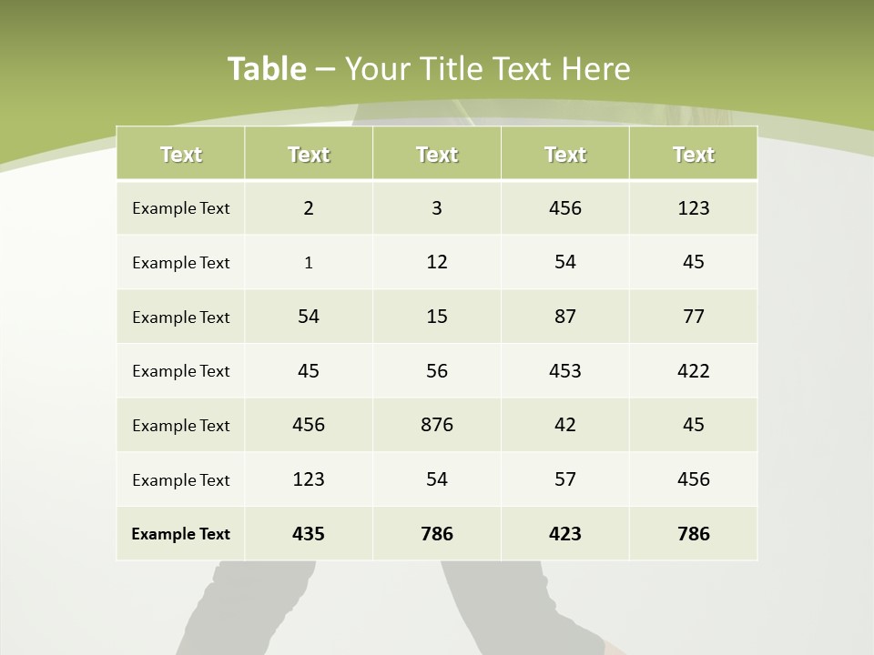 Action Gymnastic Sport PowerPoint Template