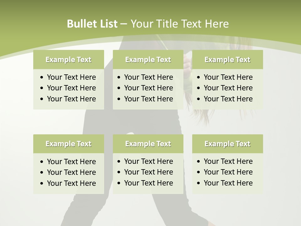 Action Gymnastic Sport PowerPoint Template