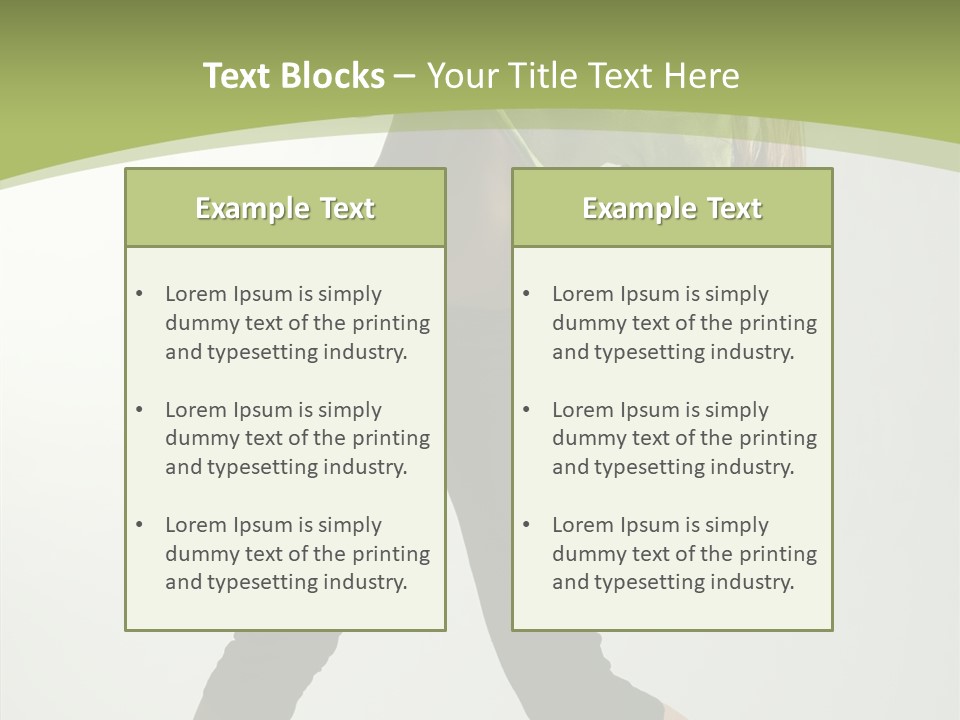 Action Gymnastic Sport PowerPoint Template