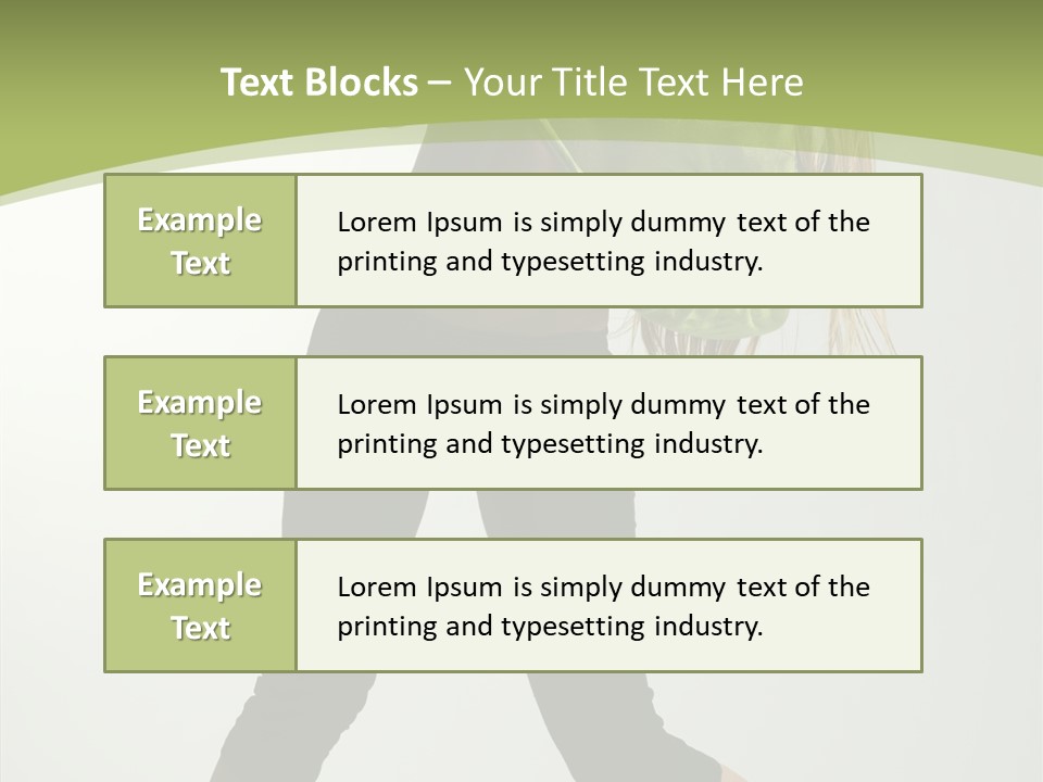 Action Gymnastic Sport PowerPoint Template