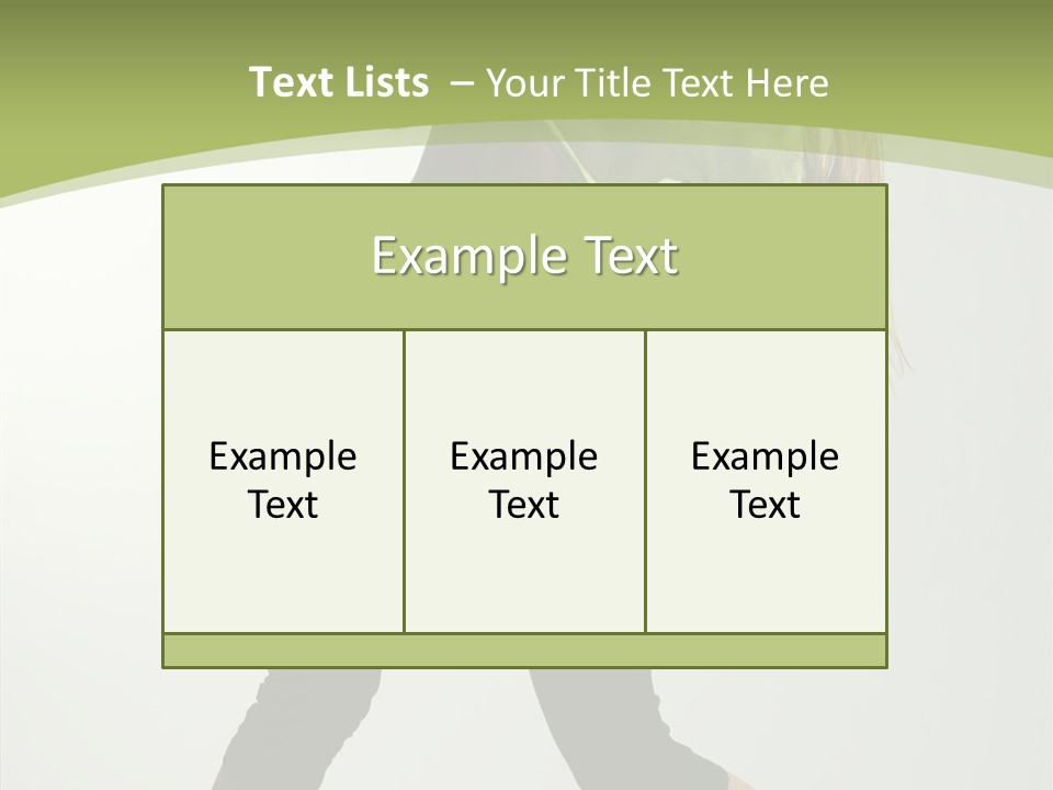 Action Gymnastic Sport PowerPoint Template