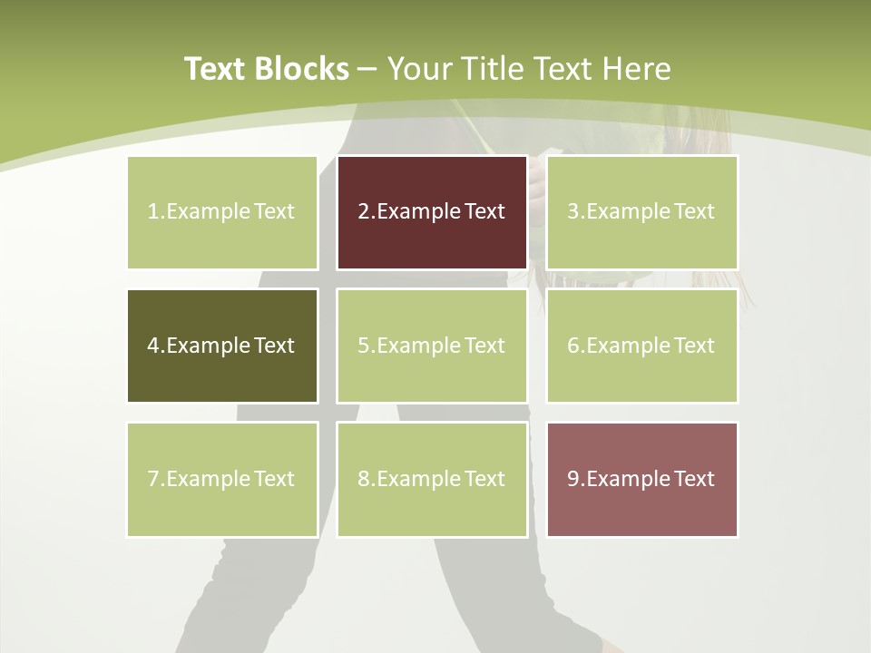 Action Gymnastic Sport PowerPoint Template