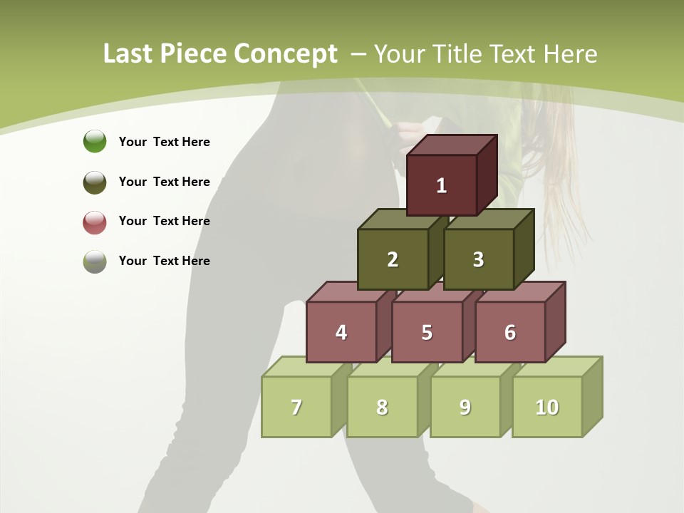 Action Gymnastic Sport PowerPoint Template