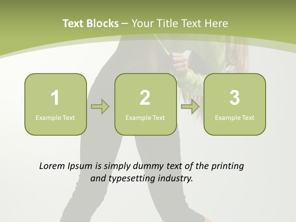 Action Gymnastic Sport PowerPoint Template