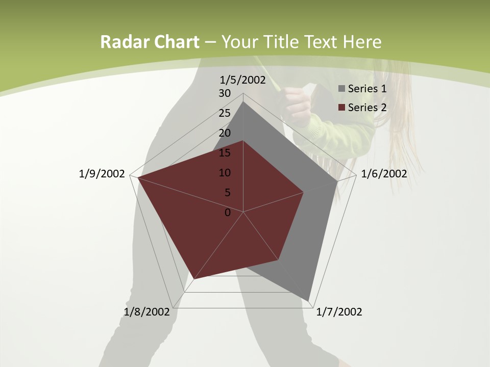 Action Gymnastic Sport PowerPoint Template