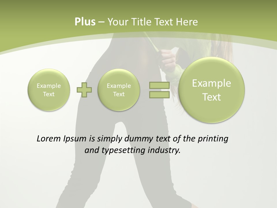 Action Gymnastic Sport PowerPoint Template