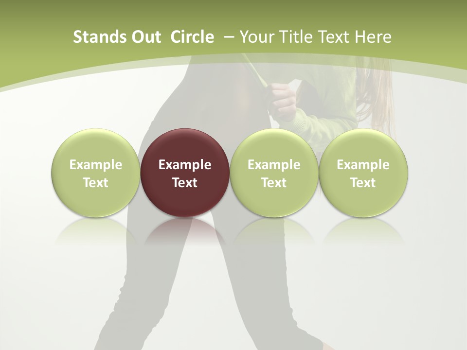 Action Gymnastic Sport PowerPoint Template