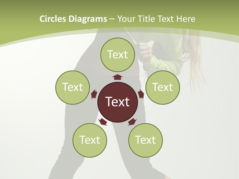 Action Gymnastic Sport PowerPoint Template