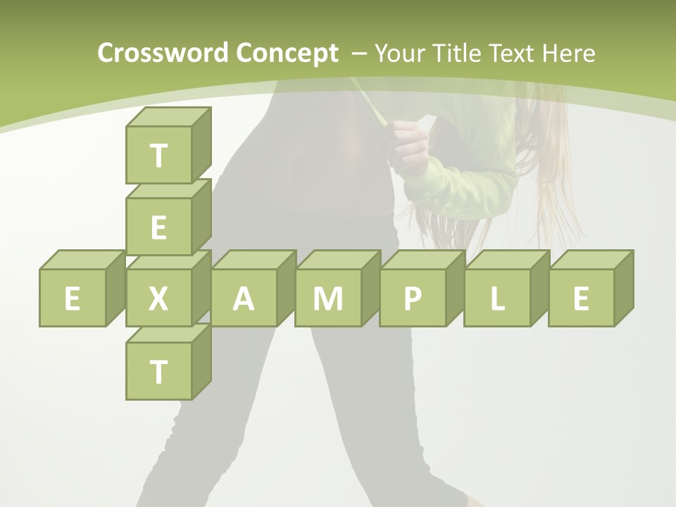 Action Gymnastic Sport PowerPoint Template