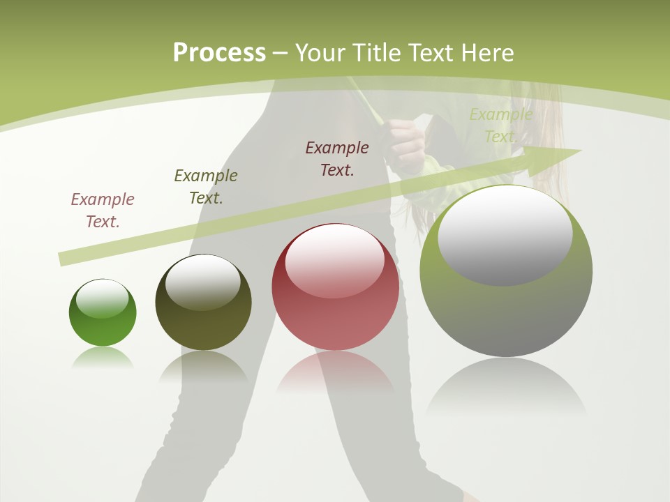 Action Gymnastic Sport PowerPoint Template