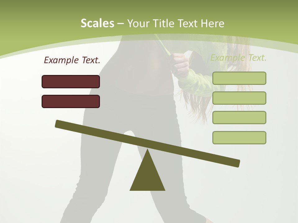 Action Gymnastic Sport PowerPoint Template