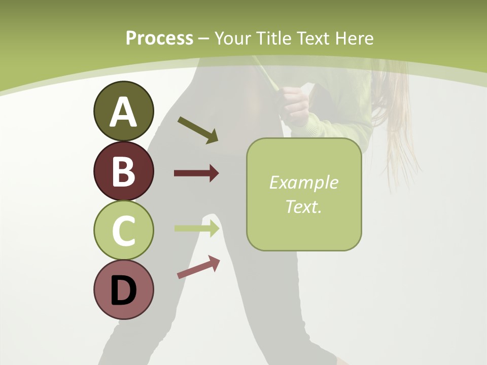 Action Gymnastic Sport PowerPoint Template