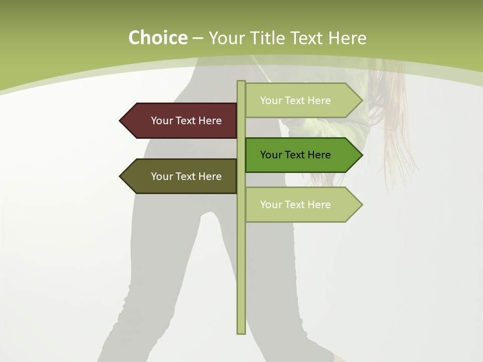 Action Gymnastic Sport PowerPoint Template