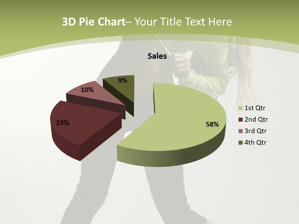 Action Gymnastic Sport PowerPoint Template