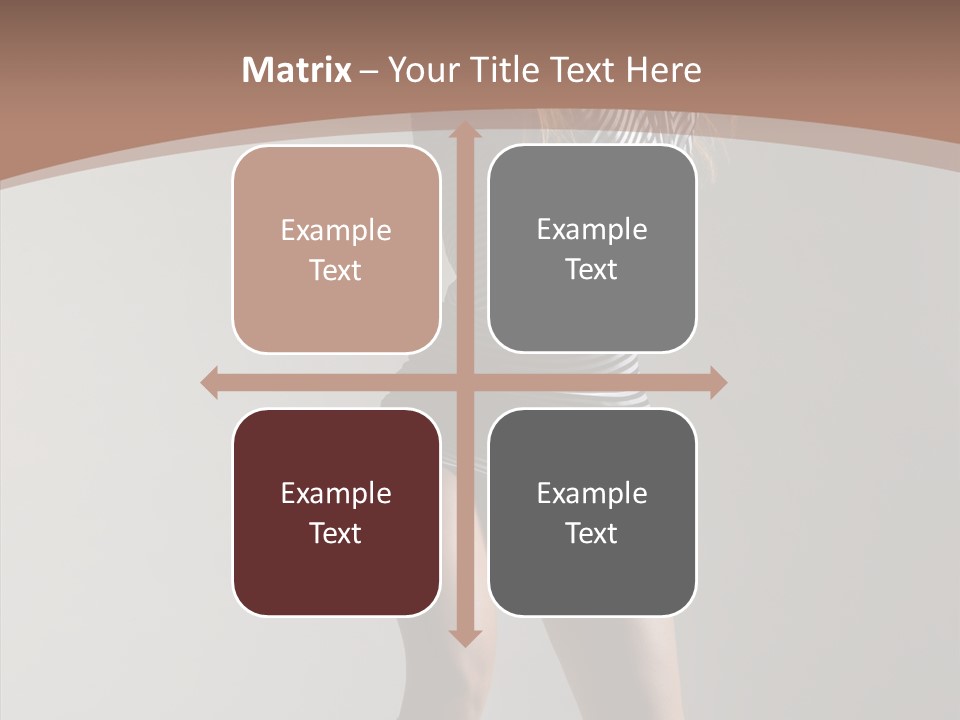 Aerobics Movement Stunt PowerPoint Template