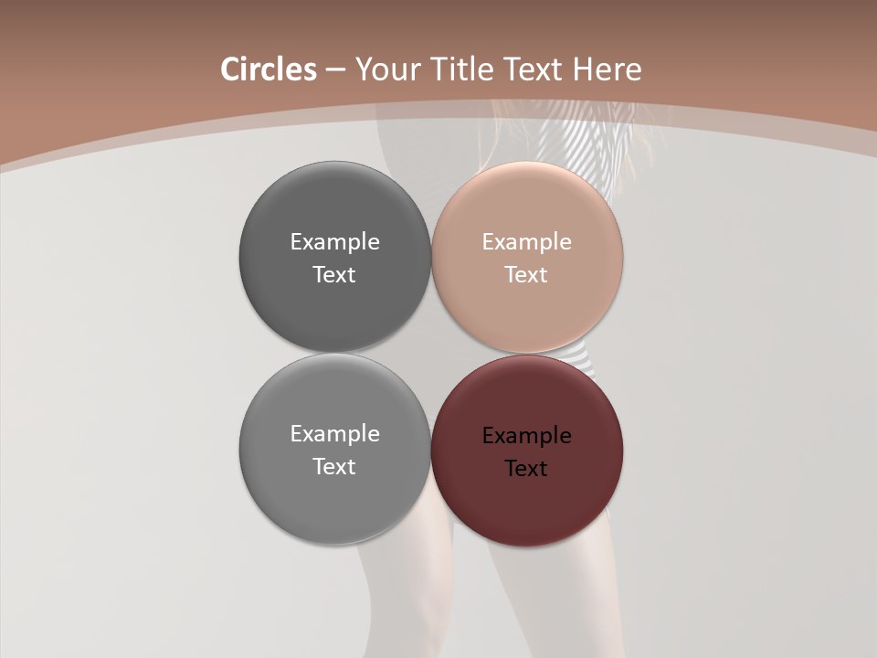 Aerobics Movement Stunt PowerPoint Template