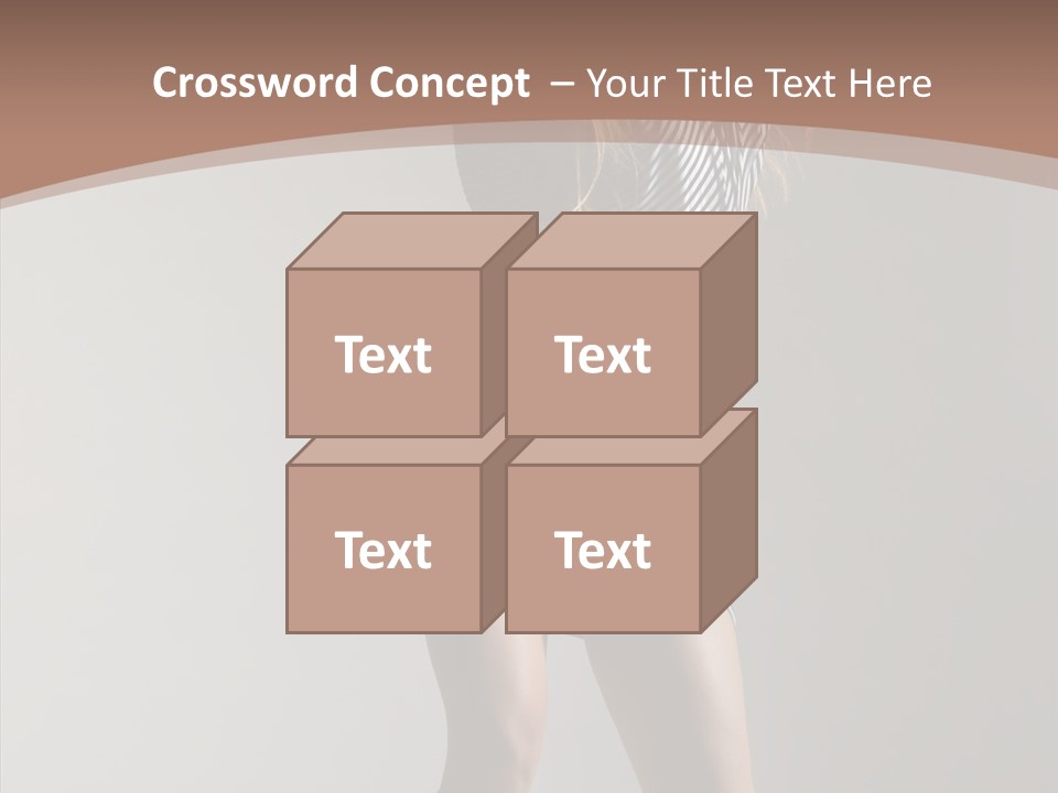Aerobics Movement Stunt PowerPoint Template
