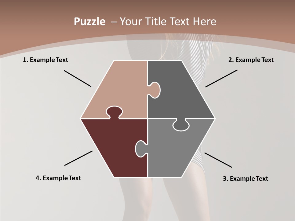 Aerobics Movement Stunt PowerPoint Template