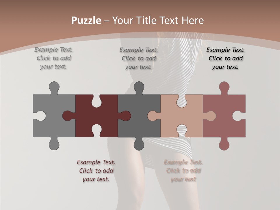 Aerobics Movement Stunt PowerPoint Template