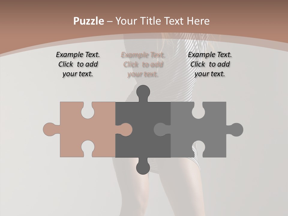 Aerobics Movement Stunt PowerPoint Template