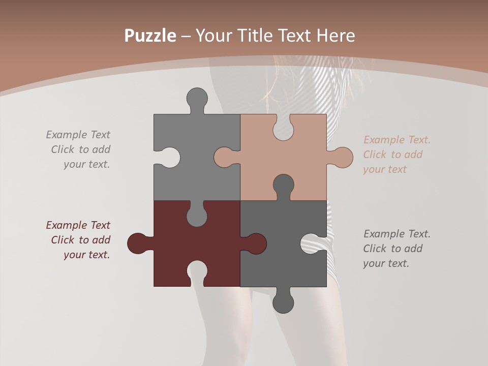 Aerobics Movement Stunt PowerPoint Template