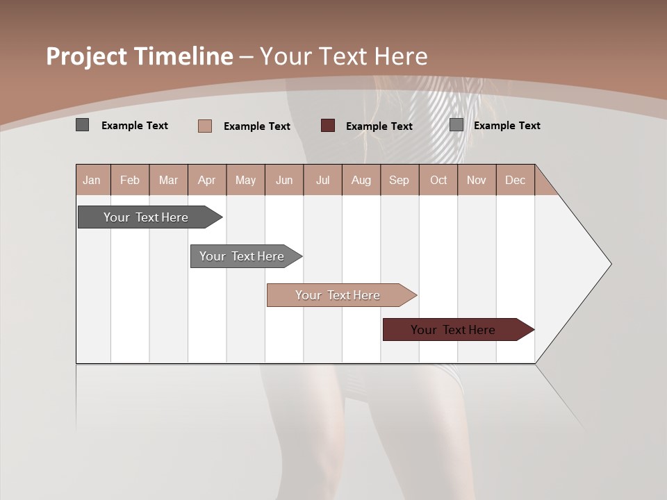 Aerobics Movement Stunt PowerPoint Template