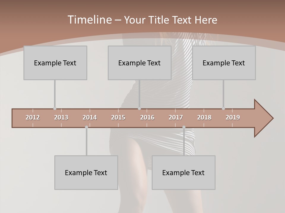Aerobics Movement Stunt PowerPoint Template