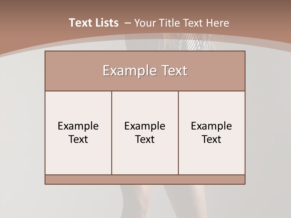 Aerobics Movement Stunt PowerPoint Template