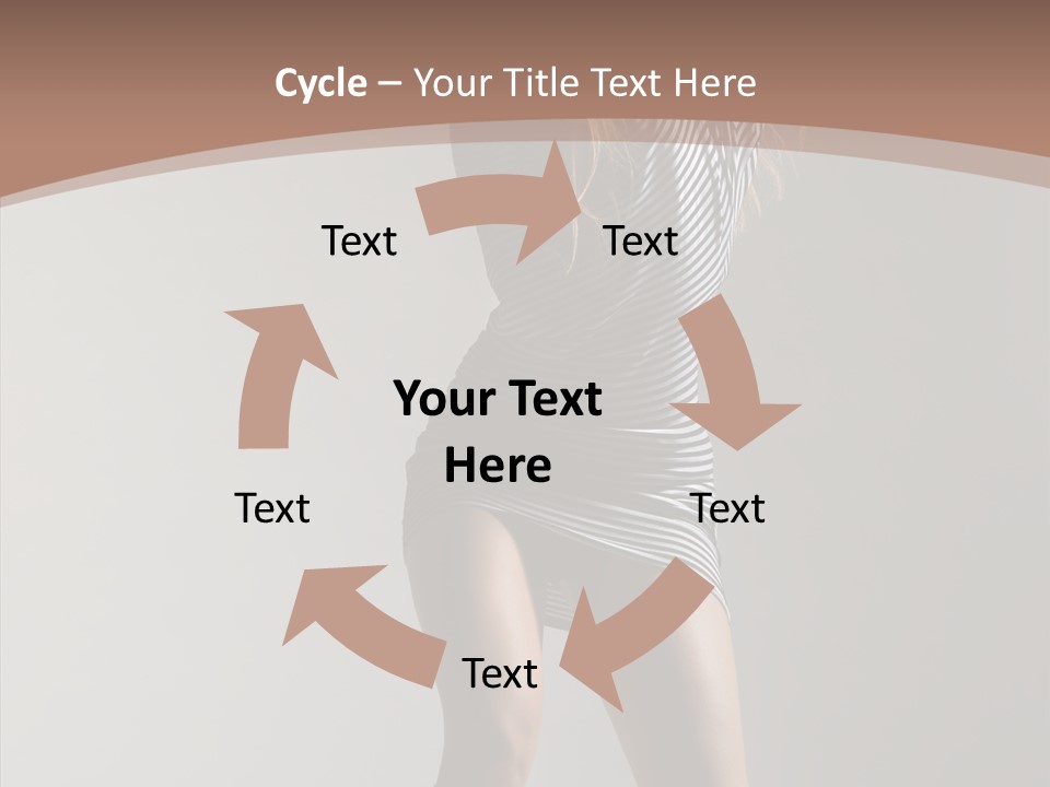 Aerobics Movement Stunt PowerPoint Template